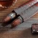 thumbnail image 3 of Portable Moisturizing Cigar Accessory Brown Leather Travel Cigar Case For 2 Tubes|cigar Accessories-M, 3 of 5