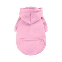 Clearance! CICRKHB Small Dog Sweater Autumn and Winter Sweater Denim Pocket Two Legged Clothes Sports Style Pet Clothes Dog Cat Clothes Pet Supplies Pet Supplies Pink