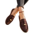 thumbnail image 6 of Domzle Faux Suede Slip-on Casual Loafers for Women | Memory Foam Insole Lightweight Womens Loafers - Non-Slip Comfortable Casual Footwear - Comfortable Loafers Women Coffee, 6 of 8