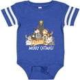 thumbnail image 3 of Inktastic Merry Catmas with Cat Tree and Yellow Star Boys or Girls Baby Bodysuit, 3 of 5