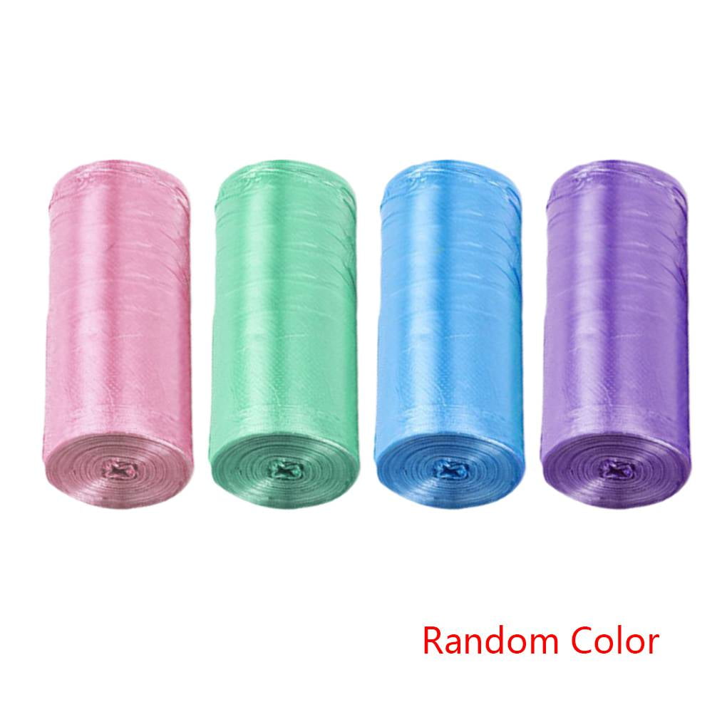 1roll 50*60CM Kitchen Office Clear Trash Bag Liners Disposable Garbage Bags P0CA 