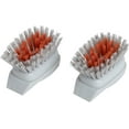 thumbnail image 1 of Smart Design Replacement Head for Non Scratch Soap Dispensing Dish Brush - Set of 2 - Built-in Scraper - Long Lasting Bristles - Odor Resistant - Cleaning Pots, Pans, & Plates - Gray and Sunset Orange, 1 of 6