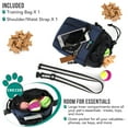 thumbnail image 2 of PetAmi Dog Treat Pouch, Pet Treat Pouch For Training, Dog Walking Bag Holder for Kibbles, Pet Food Toy, Dog Trainer Essentials Supplies, Poop Bag Dispenser, 3 Ways to Wear (Heather Navy), 2 of 7