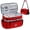 Red, variant on Godery Travel Medicine Bag Organizer, Pill Bottle Organizer for Home, Large Medication Storage,Case First Aid Kit Bags Empty