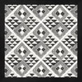 thumbnail image 1 of Great Art Now African Wild Pattern II BW by Wild Apple Portfolio Framed Wall Art 13"W x 13"H, 1 of 3
