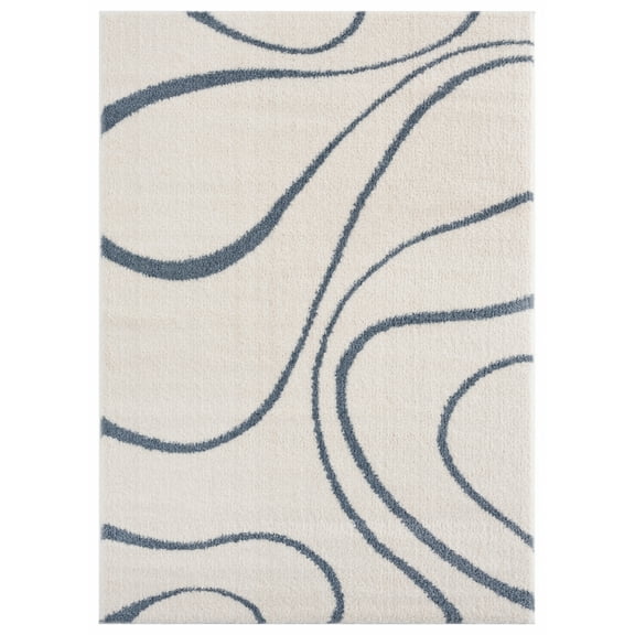 United Weavers Celestial Raziel Contemporary Abstract Accent Rug, Blue/Grey, 1'11" x 3'