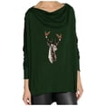 thumbnail image 2 of Pntutb - Vestido de sudadera con estampado de día de Navidad a la moda para mujer, tops de manga larga Pntutb Pntutb-7501, 2 of 6