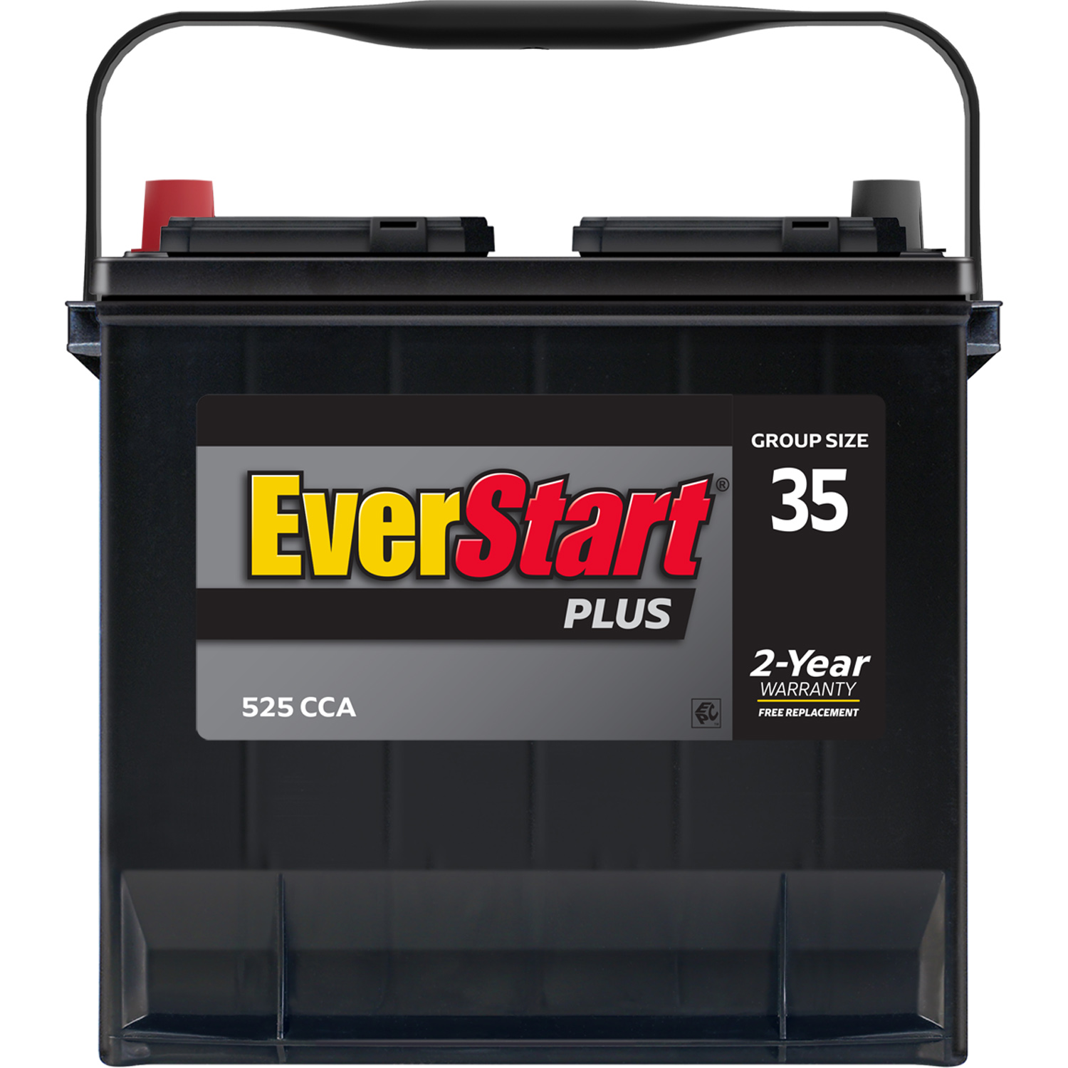 EverStart Plus Lead Acid Automotive Battery, Group Size 35 12 Volt, 525 CCA - image 3 of 7