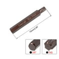 thumbnail image 2 of Uxcell 3/8" Hex Shank 2.95" Length T45 Magnetic Torx Screwdriver Bit S2 Steel, 2 of 5