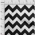 thumbnail image 1 of oneOone Tissu Viscose Georgette Chevron Imprimé Géométrique au Mètre 42 Pouces de Large, 1 of 4