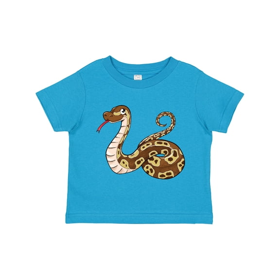 Inktastic Cute and Cuddly Ball Python Snake Boys or Girls Toddler T-Shirt