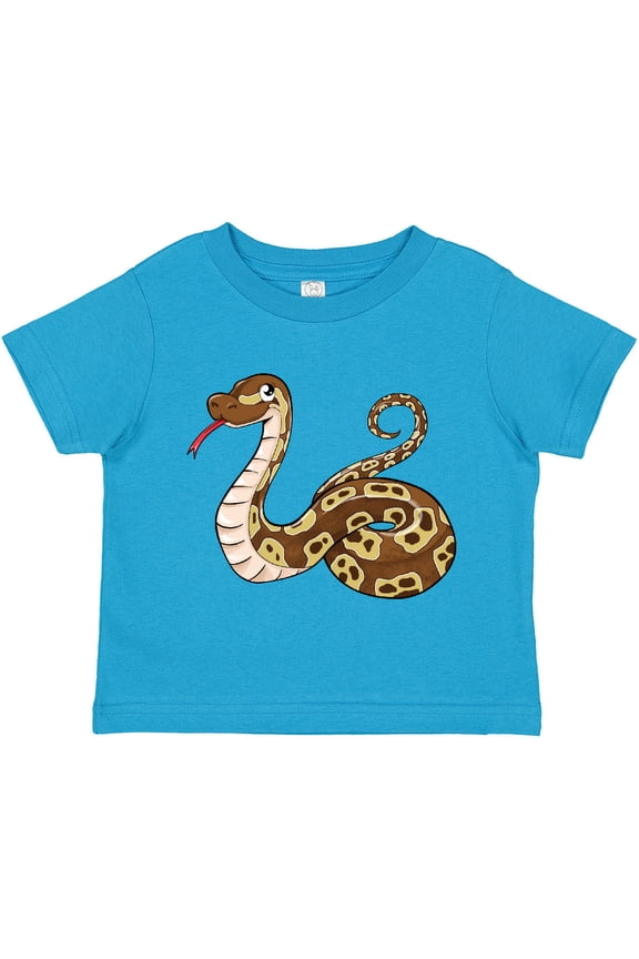 Cute and Cuddly Ball Python Snake Boys or Girls Toddler T-Shirt