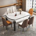 thumbnail image 2 of Wooden Modern Dining Tables Extendable Balcony Round Kitchen Dining Tables Coffee Luxury Tavolo Pranzo Home Furniture SR50DT My Lux Decor Round, 2 of 6