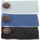 thumbnail image 4 of 3 unids cintura extensor durable pantalones vaqueros pantalones botón extensor ajustable cintura de cintura expansores para hombres mujeres (negro, azul claro, azul oscuro), 4 of 5