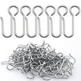 thumbnail image 5 of AFQH Stainless Steel Curtain Hooks - 100pcs for Stylish Home Décor!, 5 of 6