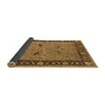 thumbnail image 2 of Ahgly Company Indoor Round Oriental Brown Industrial Area Rugs, 6' Round, 2 of 4