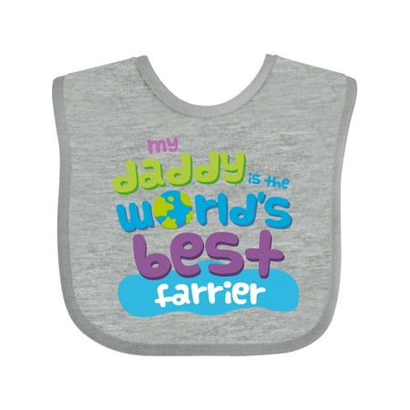 

Inktastic World’s Best Farrier Daddy Gift Baby Boy or Baby Girl Bib