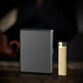 thumbnail image 6 of SSZMDLB under $5 Cigarette Case, Lighter Cigarette Pack Sets, Portable Humidity Proof Containers, 20 Count Thick Cigarette Cases, Wrinkle Resistance Ciggy Packs, 6 of 6
