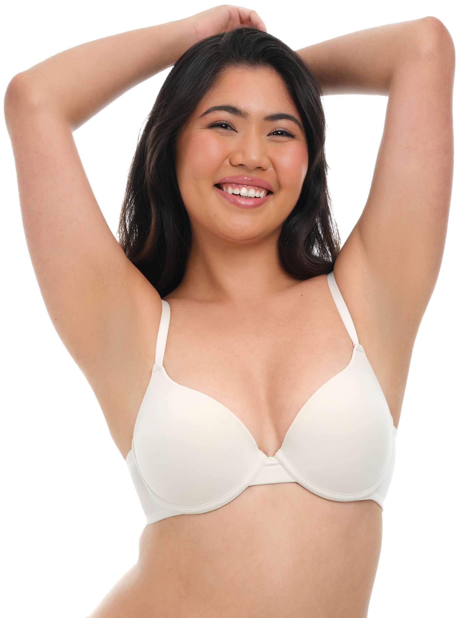 No Boundaries Women’s Smooth Micro Push Up Bra, Sizes 34AA-42DD