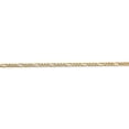 thumbnail image 2 of Auriga 14K Yellow Gold 1.8mm Flat Figaro Anklet 9inch for Women, 2 of 5