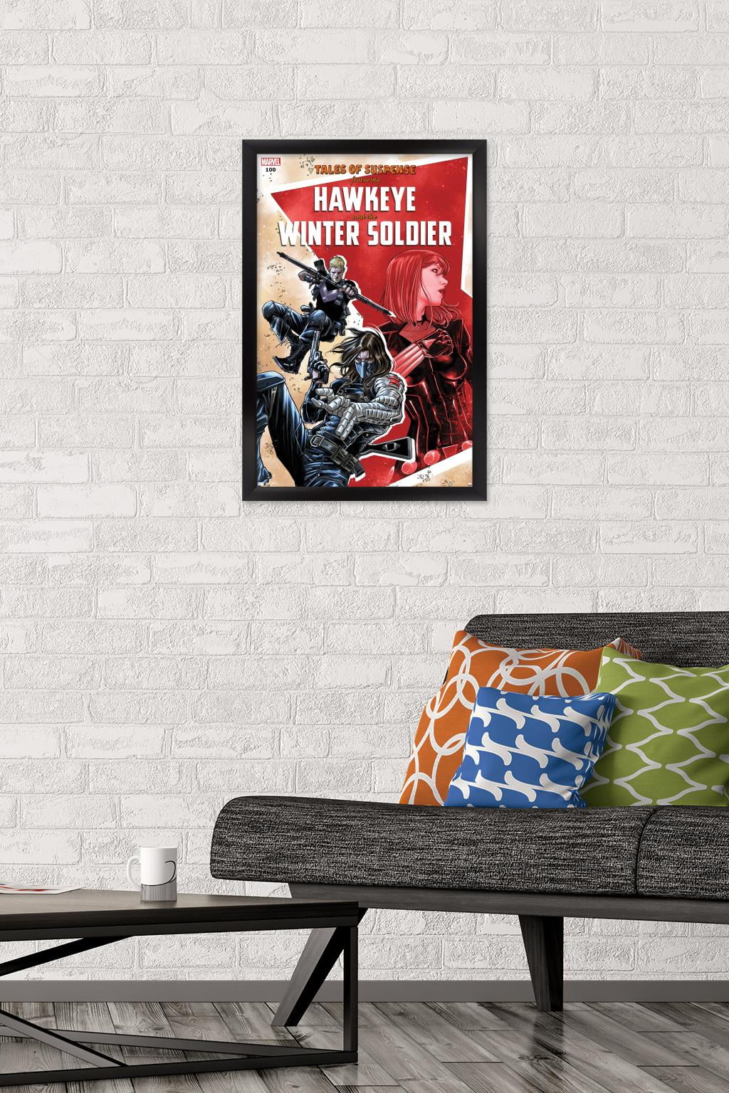 Marvel Comics - Winter Soldier - Tales of Suspense #100 Wall Poster, 14.725" x 22.375", Framed