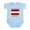 Sky Blue, variant on CafePress - Im Huge In Austria Body Suit - Baby Light Bodysuit, Size Newborn - 24 Months