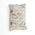 thumbnail image 3 of Expobazaar Lumbar Pillow | Linen Printed Pillow with Fringes | 16"X24", 3 of 4
