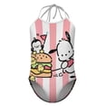thumbnail image 4 of Pochacco Girls One Piece Swimsuits Hawaiian Summer Swimwear Beach Bathing Suit Outfits, 4 of 6