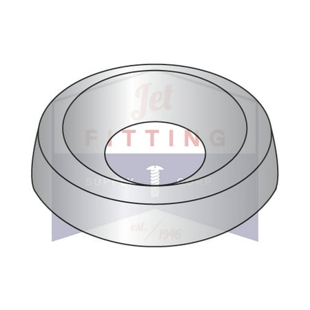 

1/4 Countersunk Finishing Washers | Steel | Nickel (Quantity: 2500)