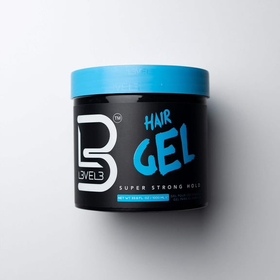 L3 - Hair Gel - Super Strong Hold - Flake Free - Long Lasting Shine - For Men and Women - Level 3 Gel - Add Volume and Texture