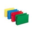 thumbnail image 2 of Smead Poly Drop Front File Pockets, 3.5" Expansion, Legal Size, Assorted Colors, 4/Box (73550), 2 of 3