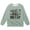 kids sweatshirt :Light Green, variant on Krdevn Kids Promoted To Big Sister Letter Graphic Crewneck Long Sleeve Soft Pullover Casual Sweatshirt Top,11-12 Years