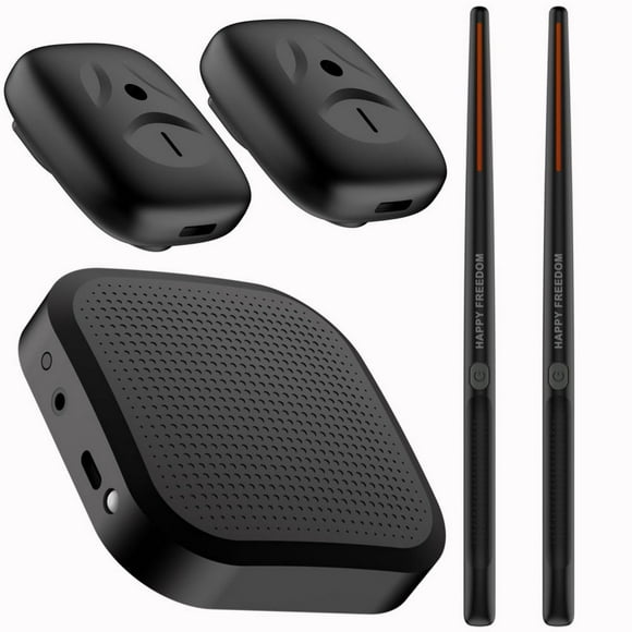 JUNWELL Electronic Virtual Air Drum Drumsticks Pedals Portable Virtual Reality Drum Kit Professional Smart Electronic Drum Set for Beginners Children Adults