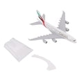 thumbnail image 2 of Modelo de avión 380 de aleación fundida a presión, adorno de avión, juguete para niños, colección de mesa., 2 of 14