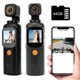 thumbnail image 2 of 4K Pocket Body Cameras, WiFi Vlogging Camera with 64G Card, 2 of 5