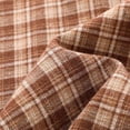 thumbnail image 6 of Uaswgudfs Men's Vintage Plaid Button - Down Flannel Shirt Long Sleeve Oversized Casual Loose Fit for Autumn Winter Warmth Brown XL, 6 of 9