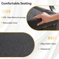 thumbnail image 3 of Outdoor Patio Furniture Set, 7 Pieces Outdoor Conversation Sets with Coffee Table, Side Table & Ottoman, Wicker Rattan Outdoor Sectional Sofa Set for Backyard, Deck, Porch, Poolside, Gray, 3 of 5