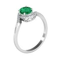 thumbnail image 4 of AoneJewelry 1.00 Carat Gemstone Diamond Ring In 10K Solid Rose, White & Yellow Gold, 4 of 4