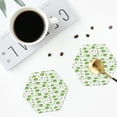 thumbnail image 5 of Disketp Cooking Pots Funny Coasters,6 Pcs Leather Coasters With Holder, Perfect Housewarming Hostess Gifts,Protect Furniture From Water Marks Scratch And Damage, 5 of 9