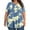 Navy, variant on Yotami Women's Casual Blouse Plus Size Short Sleeve T-Shirt Summer Pleated Round Neck Tie-Dye Print Breathable Blouse for Everyday Wear, Pink