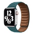 thumbnail image 1 of Correa de eslabones de cuero para Apple Watch Band 44 mm 40 mm 45 mm 41 mm 38 mm 42 mm Pulsera de bucle magnético original para iWatch Serie 3 5 4 6 SE 7 Correas de reloj Sincero  Hogar, 1 of 7