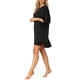 thumbnail image 4 of Conjunto de lounge oversized INSPIRE CHIC para mujeres, sudaderas de entrenamiento, camiseta con pantalones cortos de ciclista, conjuntos 2XL en negro, 4 of 6