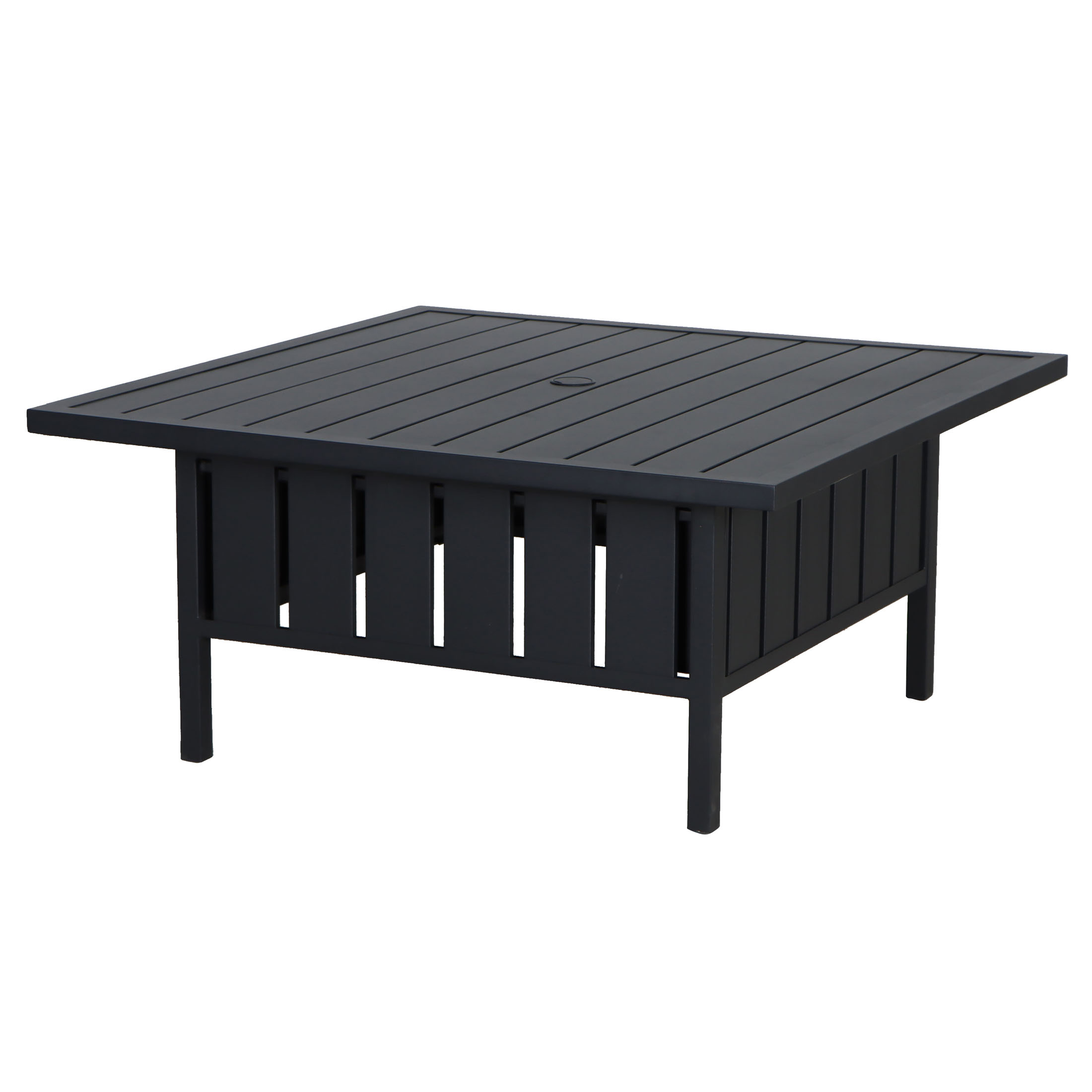 Mainstays Asher Springs Adjustable Rectangular Steel Outdoor Table - image 4 of 9