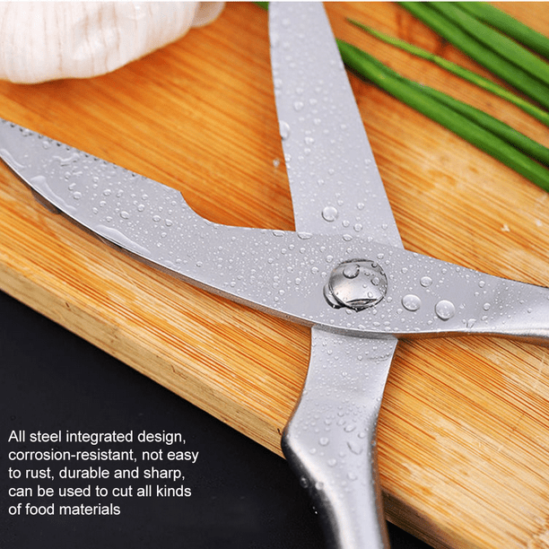 Kitchen Scissors, Prinoff Ultra Sharp Heavy Duty Kitchen Shears Dishwasher  Safe Stainless Steel Multi-function Cooking Shears