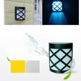 thumbnail image 3 of EeaseMX Lámpara solar LED RGB impermeable para exteriores, césped, jardines, vallas, patios, decoración, iluminación, focos solares, lámpara de pared (luz cálida), 3 of 8