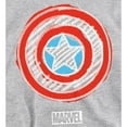 thumbnail image 3 of Captain America Chandail à Capuche Gris Chiné pour Garçons/filles, 3 of 5