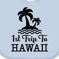 thumbnail image 4 of Inktastic First Trip to Hawaii Vacation Boys or Girls Baby Bib, 4 of 4