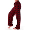 thumbnail image 2 of ylioge Plaid Pajama Pants for Women with Drawstring Elastic Waist Casual Straight Wide Leg Loose Comfortable Homewear Sleepwear Pajamas Trousers Pant, 2 of 6