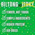 thumbnail image 6 of Bearded Butchers Carne Asada Biltong, 3 oz – Air-Dried Beef Snack, High Protein, Zero Sugar, Gluten-Free, 39g of Protein per Pack, 6 of 9