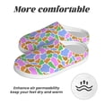 thumbnail image 6 of Lsque Colorful Cow Skin Pattern Womens Comfort Cotton on Scuff With Memory Foam and Anti-skid Sole Slipper-37/38, 6 of 7
